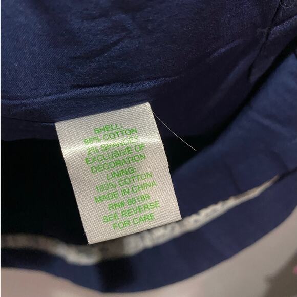 Lilly Pulitzer Stephanie Shift Dress Blue Embroidery Preppy Sz 8 - Picture 5 of 7